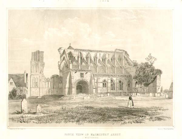 South View of Malmsbury Abbey
