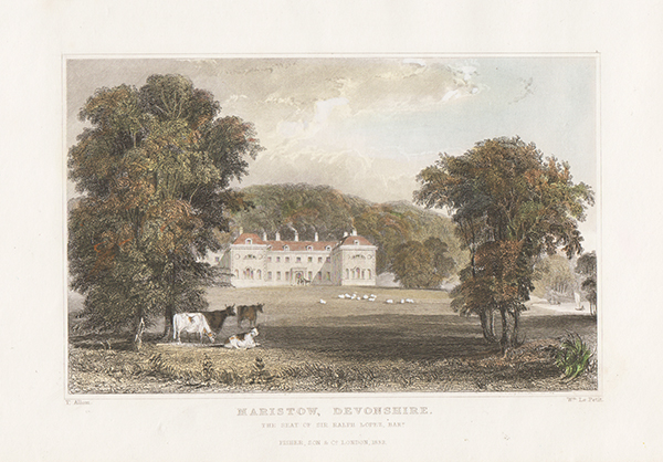 Maristow Devonshire the Seat of Sir Ralph Lopez  Bart