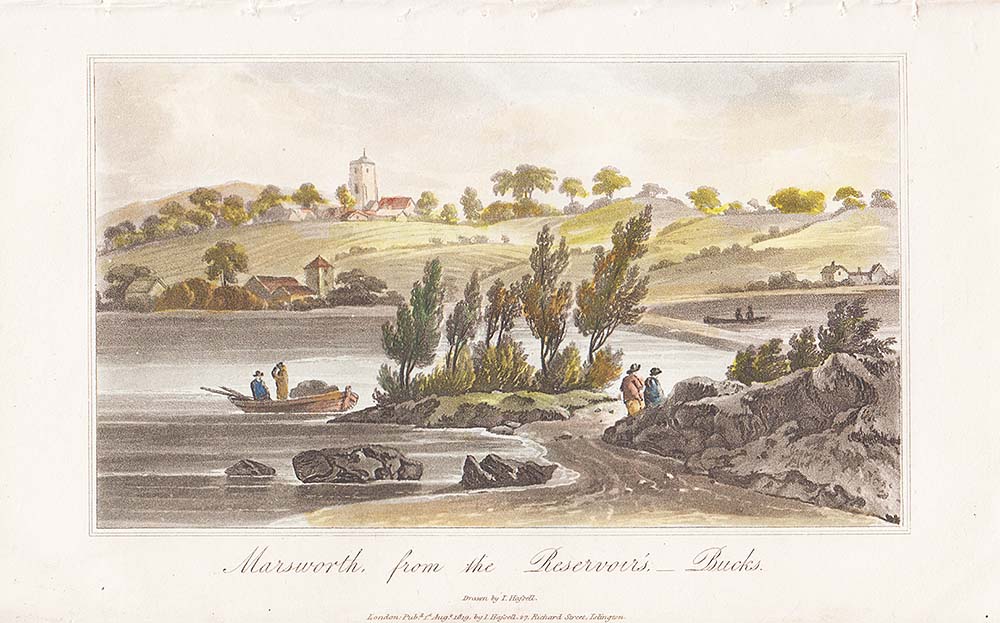 Marsworth from the Reservoir Bucks 