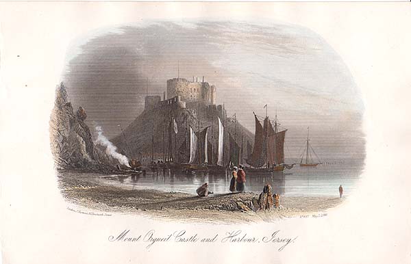 Mount Orgueil Castle and Harbour Jersey