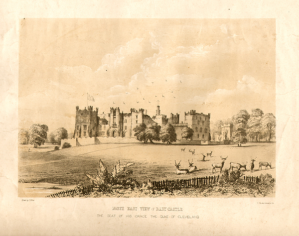 North East View of Raby Castle  The Seat of His Grace the Duke of Cleveland