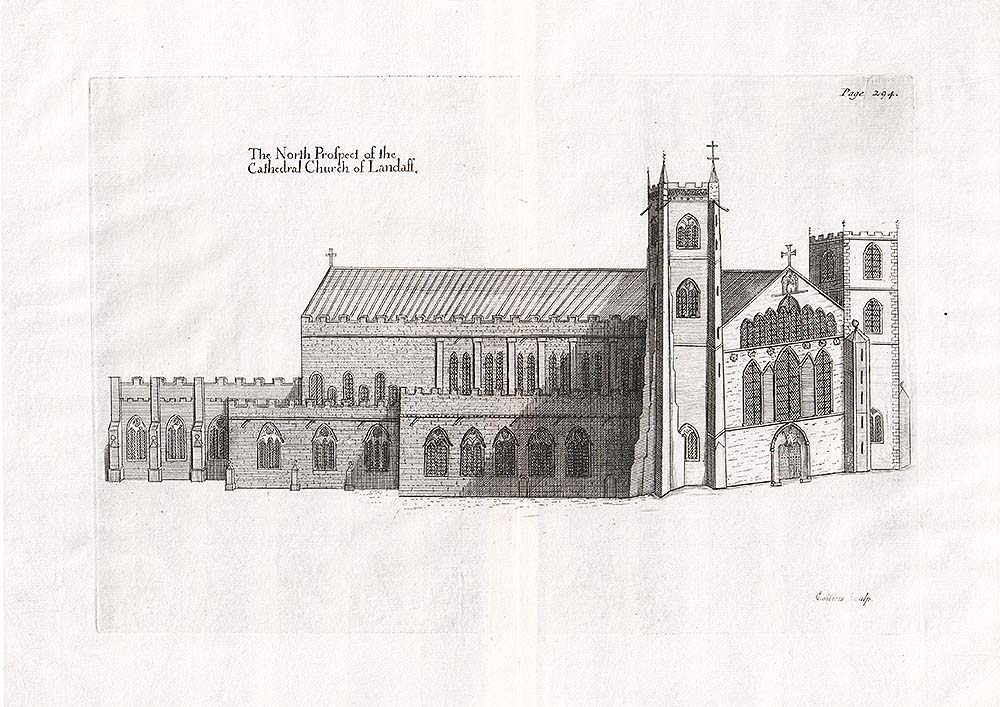 The North Prospect of the Cathedral Church of Llandaff