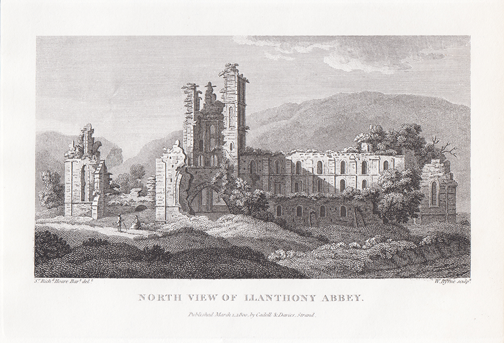 North View of Llanthony Abbey.
