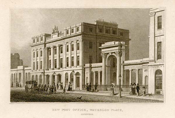 New Post Office Waterloo Place Edinburgh