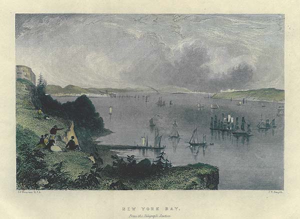 New York Bay  -  From the Telegraph Station.