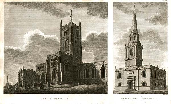 Old Church and New Church Wolverhampton