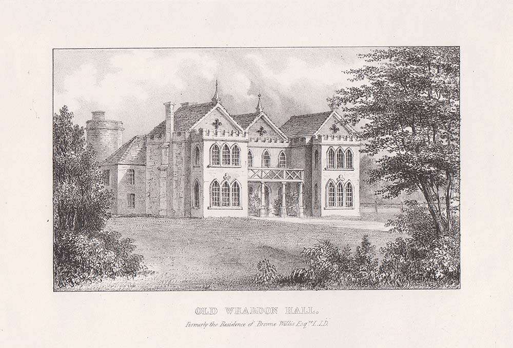 Old Whaddon Hall Formerly the Residence of Browne Willis Esq LID