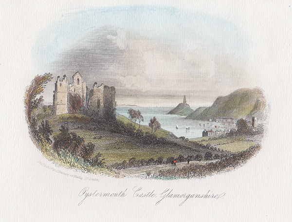 Oystermouth Castle Glamorganshire