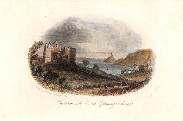 Oystermouth Castle Glamorganshire