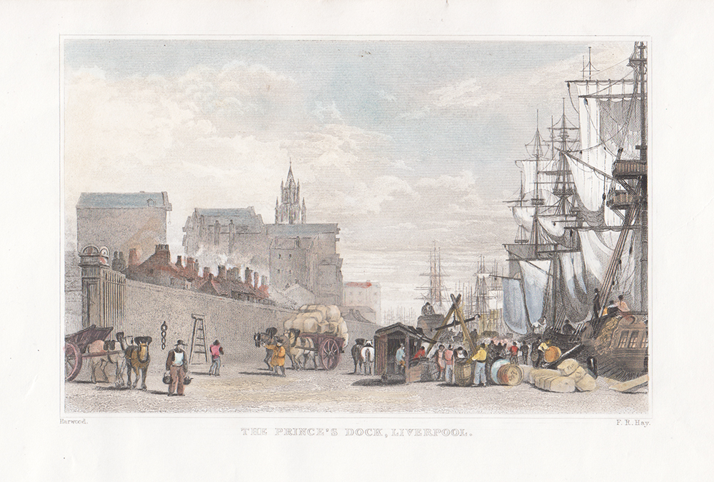 The Prince's Dock, Liverpool.