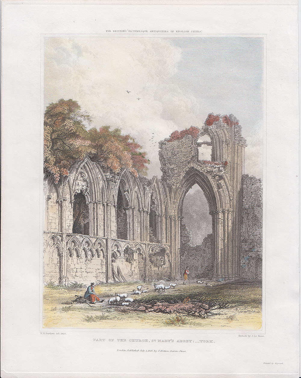 Part of the Church, St. Mary's Abbey,York.