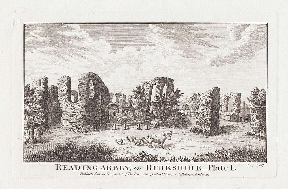 Reading Abbey in Berkshire Plate 1 