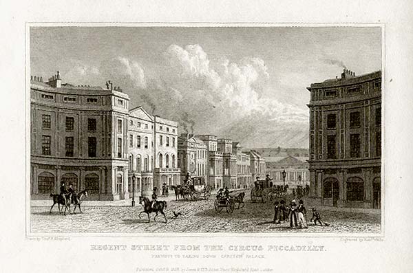 Regent Street from the Circus Piccadilly.....