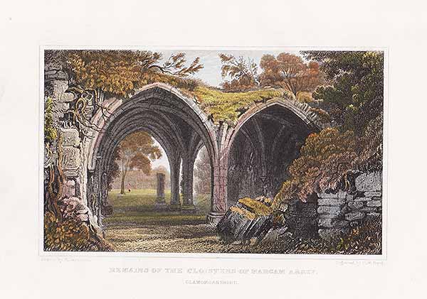 Remains of the Cloisters of Margam Abbey Glamorganshire