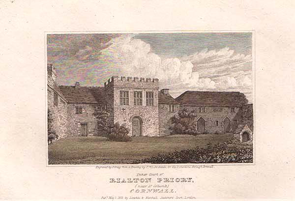 Inner Court of Rialton Priory  Near St Columb