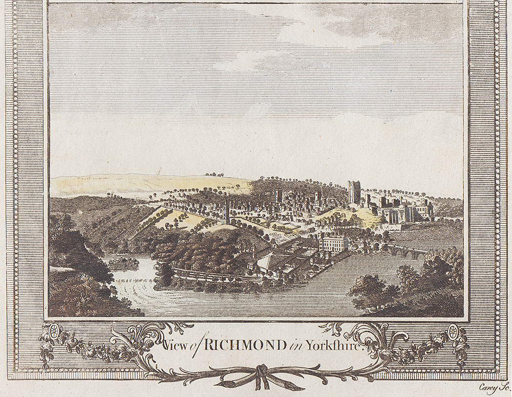 View of Richmond in Yorkshire