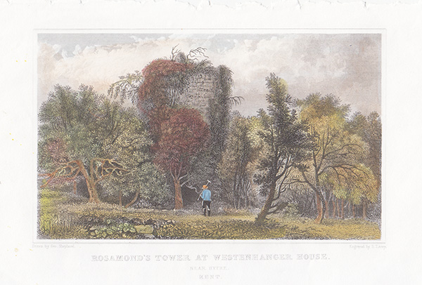 Rosamond's Tower at Westhangerr House Near Hythe Kent
