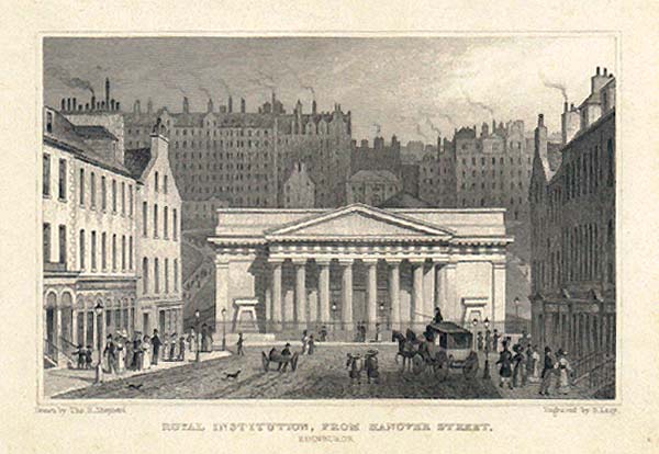 Royal Institution from Hanover Street Edinburgh