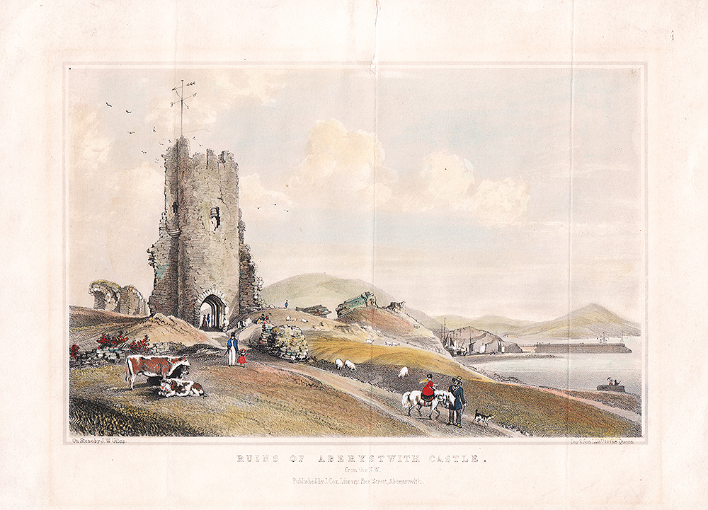 Ruins of Aberystwyth Castle from the NW
