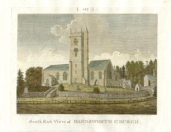 South East View of Handsworth Church
