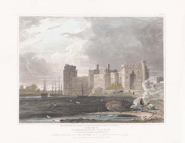 South Side of Caernarvon Castle 