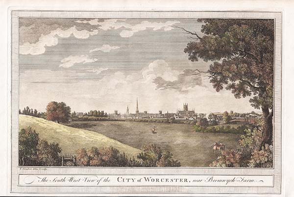 The South West View of the City of Worcester from Red Rose Hill near Bromwych Farm