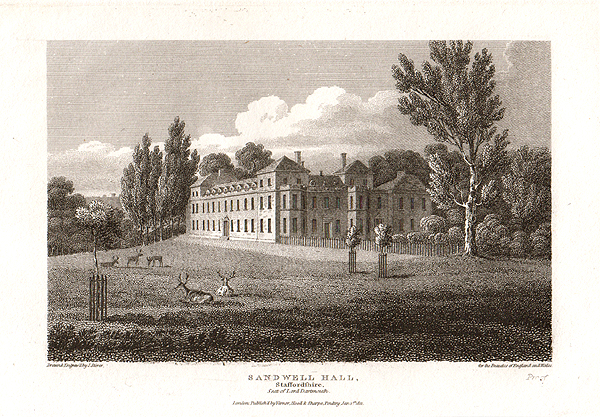Sandwell Hall the Seat of Lord Dartmouth