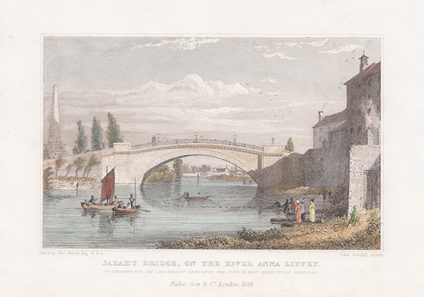 Sarah's Bridge on the River Anna Liffey 