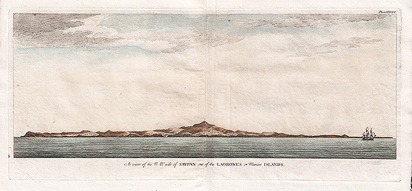 A View of the NW side of Saypan one of the Ladrones or Marian Islands