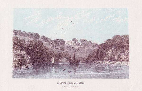 Sharpham House and Woods on the Dart - South Devon 