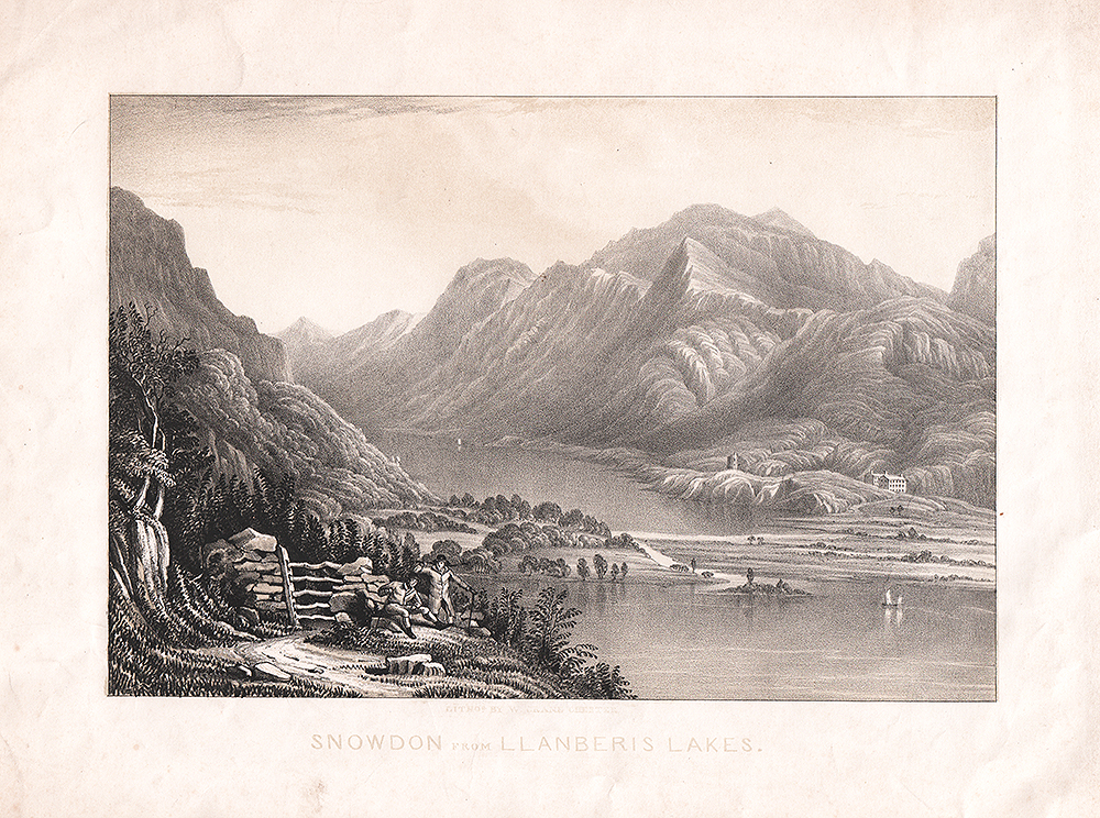 Snowdon from Llanberis Lakes