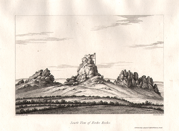 South View of Roche Rocks