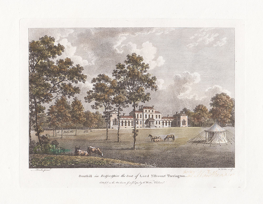 Southill in Bedfordshire the Seat of Lord Viscount Torrington