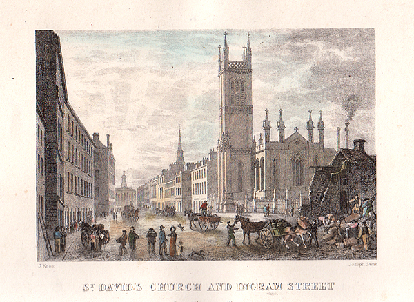 St David's Church and Ingram Street from Cannon Street