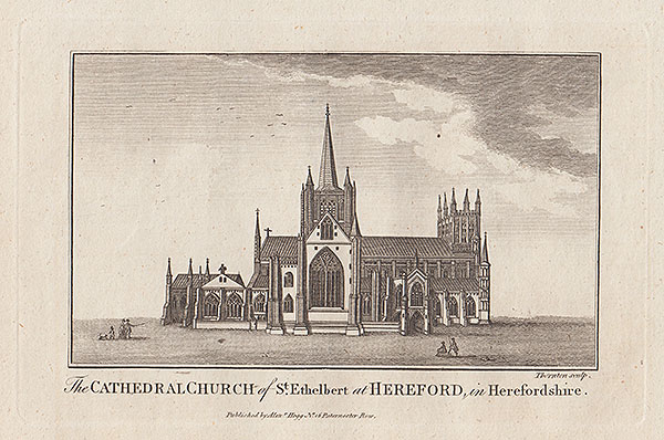The Cathedral Church of St Ethelbert at Hereford in Herefordshire