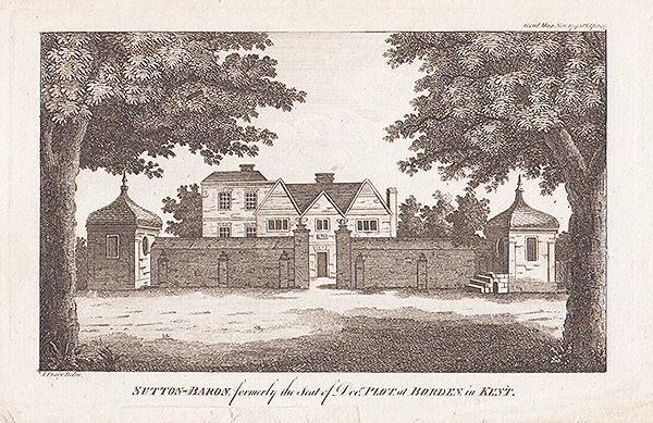 Sutton - Barron formerly the Seat of Docr Plot at Borden in Kent