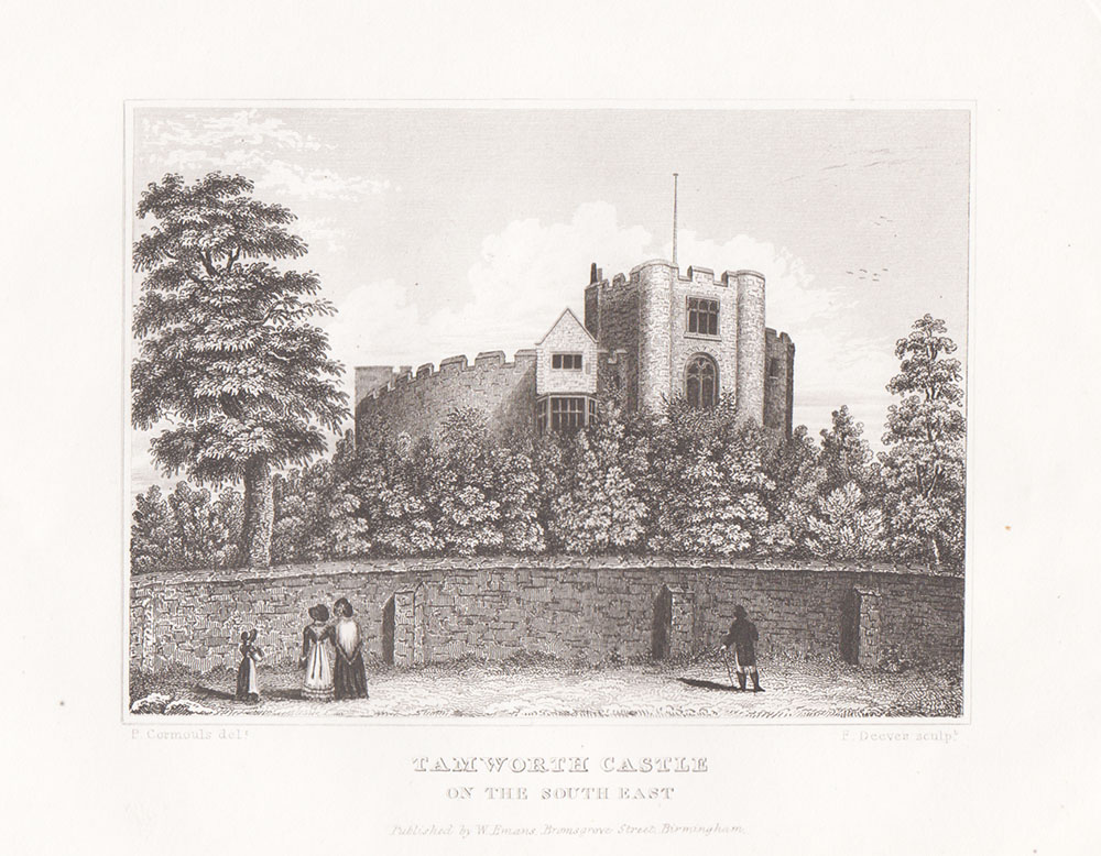 Tamworth Castle on the South East