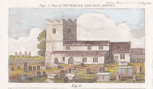 View of Teversal Church Notts 