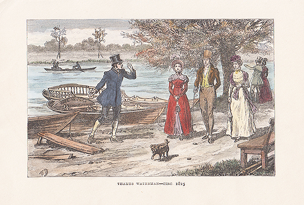 Thames Waterman Circa 1825 