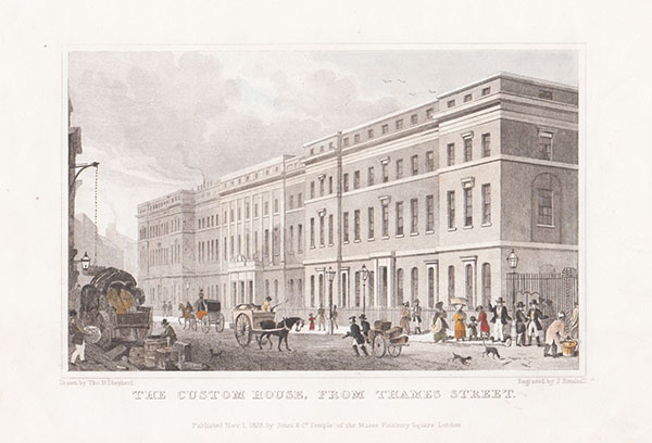 The Customs House from Thames Street