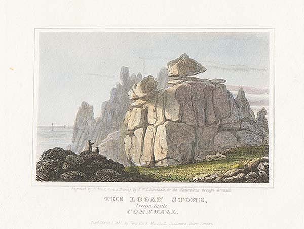 The Logan Rock Treryn Castle Cornwall 
