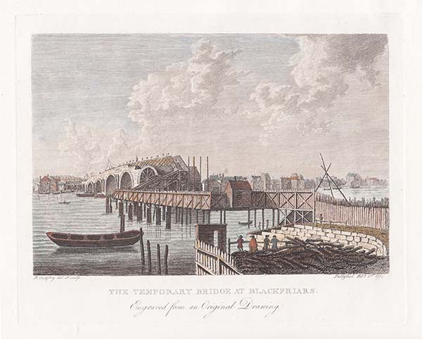 The Temporary Bridge at Blackfriars