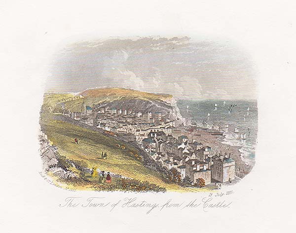 The Town of Hastings from the Castle