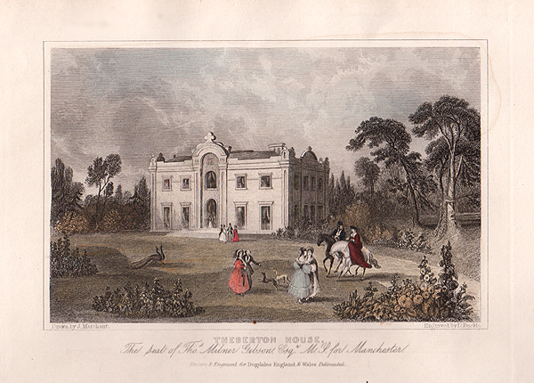 Theberton House  -  The Seat of Thomas Milner Gibson Esq  MP for Manchester