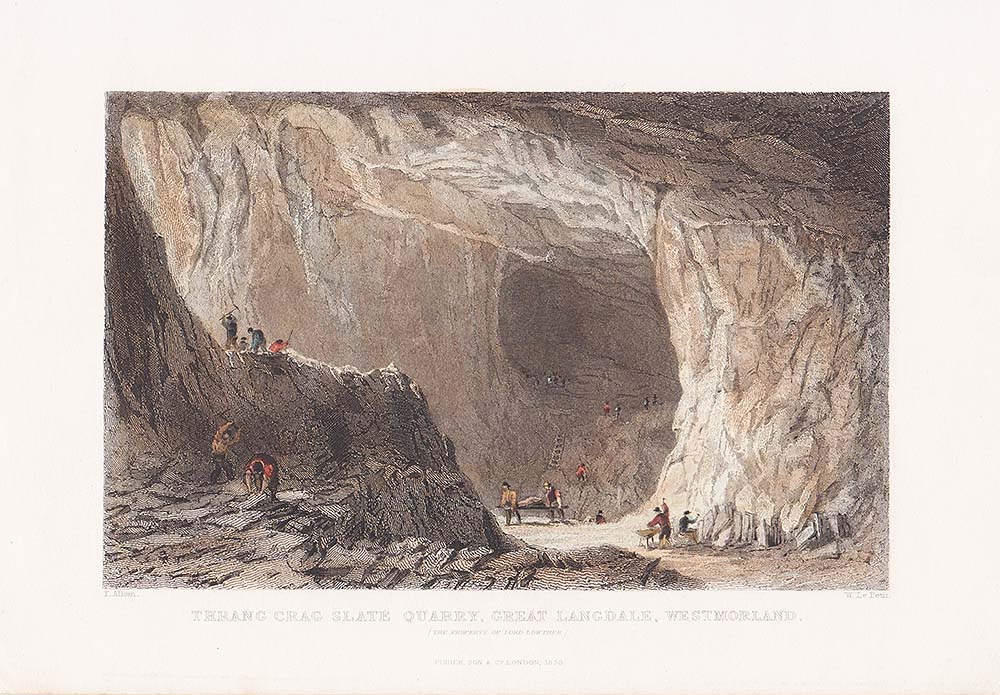 Thrang Crag Slate Quarry Great Langdale Westmorland