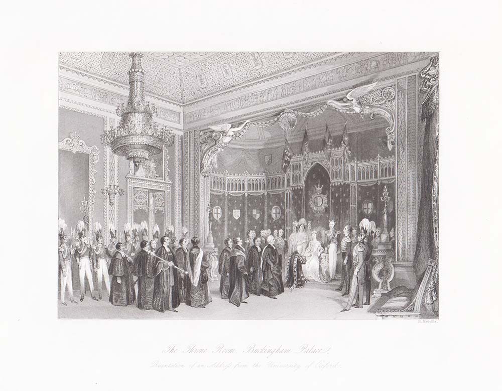 The Throne Room.  Buckingham Palace.