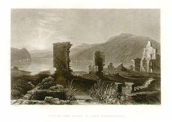 View of the Ruins of Fort Ticonderoga