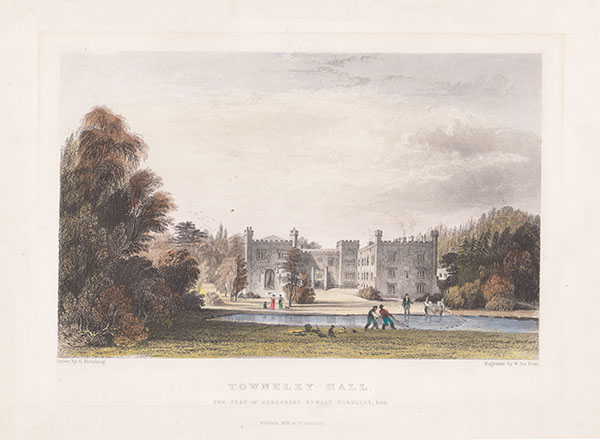 Towneley Hall The Seat of Peregrine Edward Towneley Esq