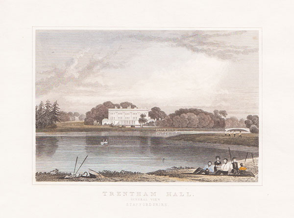 Trentham Hall - General View Staffordshire 