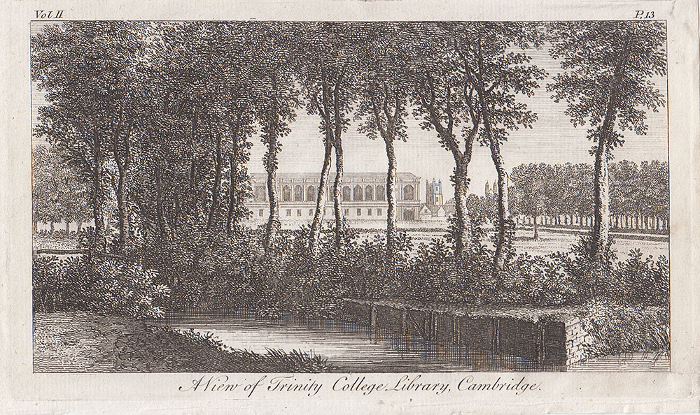 A View of Trinity College Library Cambridge 